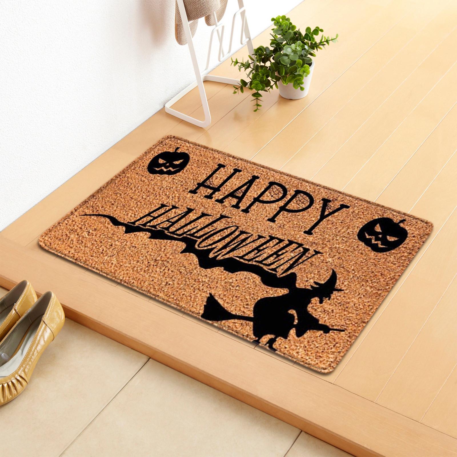 

Коврик на Хэллоуин, ковер «Добро пожаловать домой», коврик с нескользящим дном, домашний и уличный ковер 40*60cm