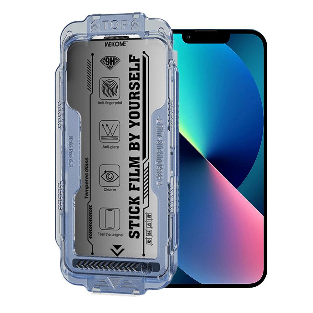 

WEKOME WTP-116 For iPhone 13 Screen Protector 6D Curved Ultra-Fine Edge Privacy Tempered Glass Film As Shown A