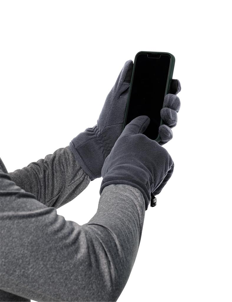 Unisexové rukavice 1911601 REAL STUFF GLOVE Ochrana proti chladu L [Jack Wolfskin] (Polar Fleece/Dotykový displej) [ / ] 6230_eben