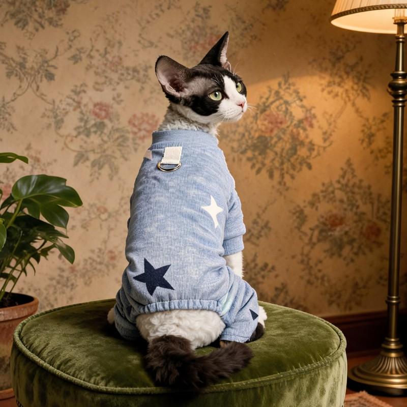 Pet Clothes Small Dogs Cats Cute Four-Legged Homewear Cartoon