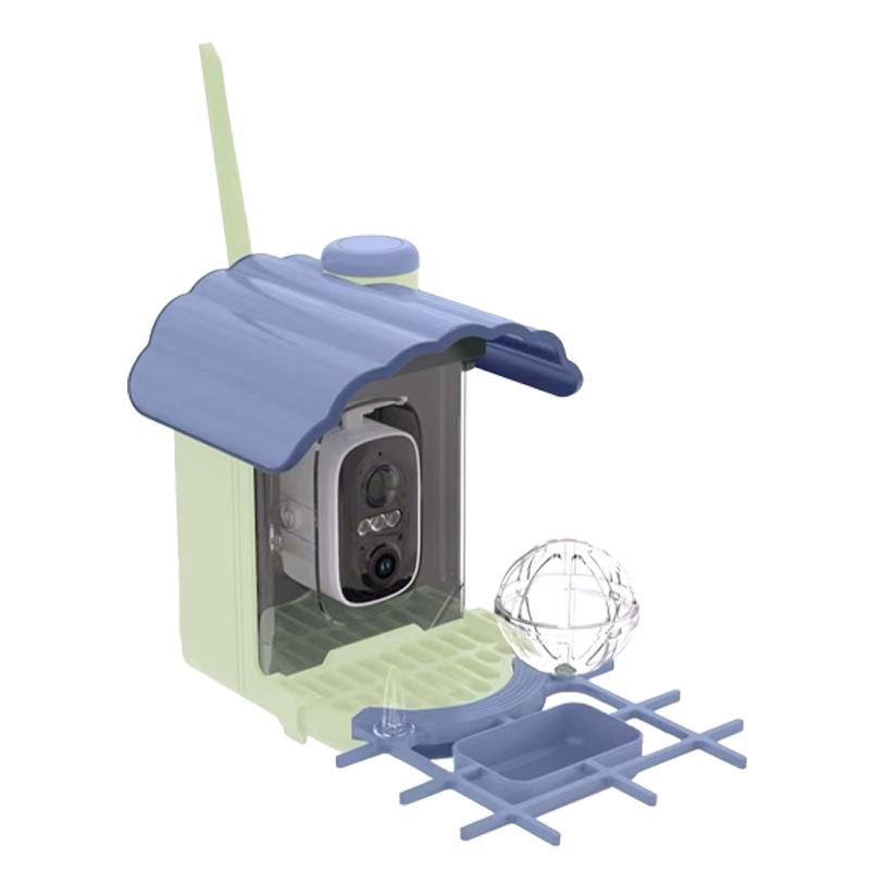 Smart Solar Bird Feeder Camera with Custom Hummingbird Feeder