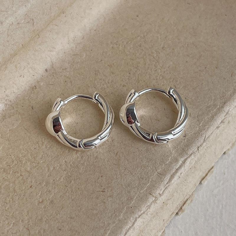 

ANENJERY Серьги Lucky Beads для женщин и мужчин, модные, крутые, ювелирные изделия, подарки, оптовая продажа, вечеринка серебряный