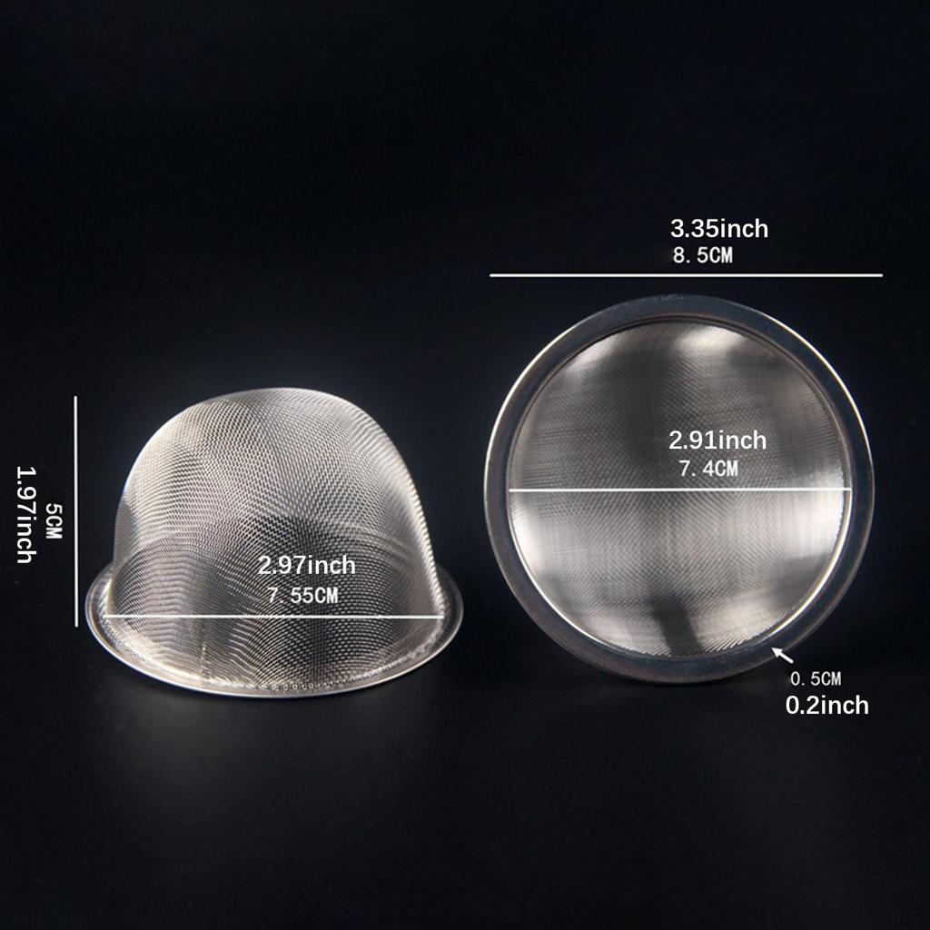 Stainless Steel Mesh Tea Infuser Multifunction Creative Sturdy Insert Portable Reusable Fine