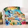 Halloween Treats Tricks Customize Text Blanket Throw Personalized Blanket Soft Warm Cozy Great for Bed Livingroom Living Room Office