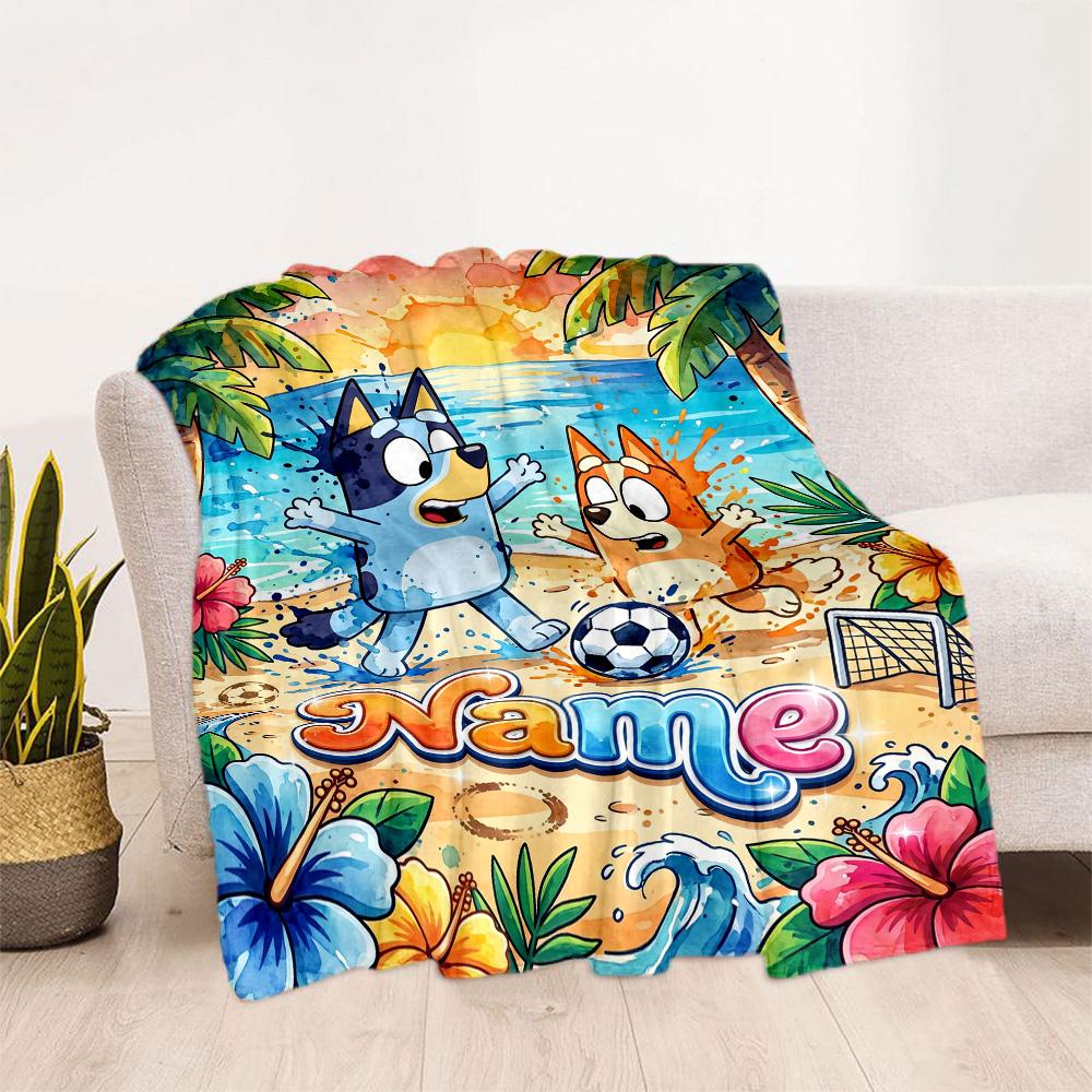 Halloween Treats Tricks Customize Text Blanket Throw Personalized Blanket Soft Warm Cozy Great for Bed Livingroom Living Room Office