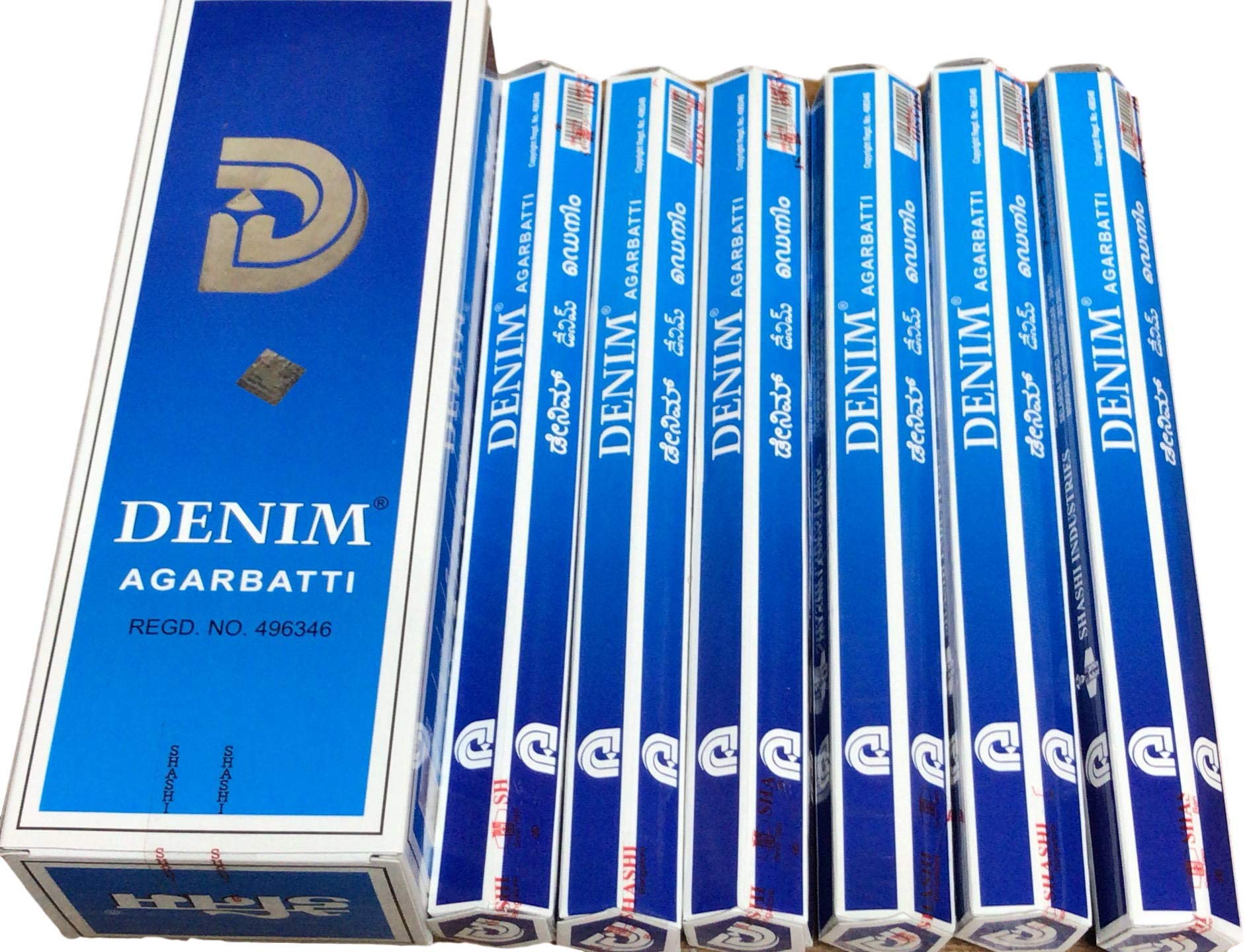 x 6 boxes SHASHIDenimHexa Pack/India/Incense/Incense Sticks/Hexagonal (20 sticks)