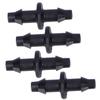 200PCS 4/7mm Hose Straight Hose Adapter Anti-Leak Barbed Connector  Micro Sprinkler System