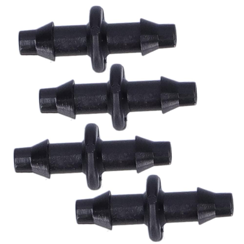 200PCS 4/7mm Hose Straight Hose Adapter Anti-Leak Barbed Connector  Micro Sprinkler System