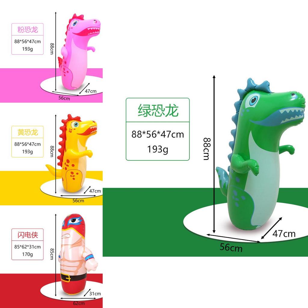 Large Inflatable Wobble Toy Stress Relief Interactive Doll For Kids And Adults