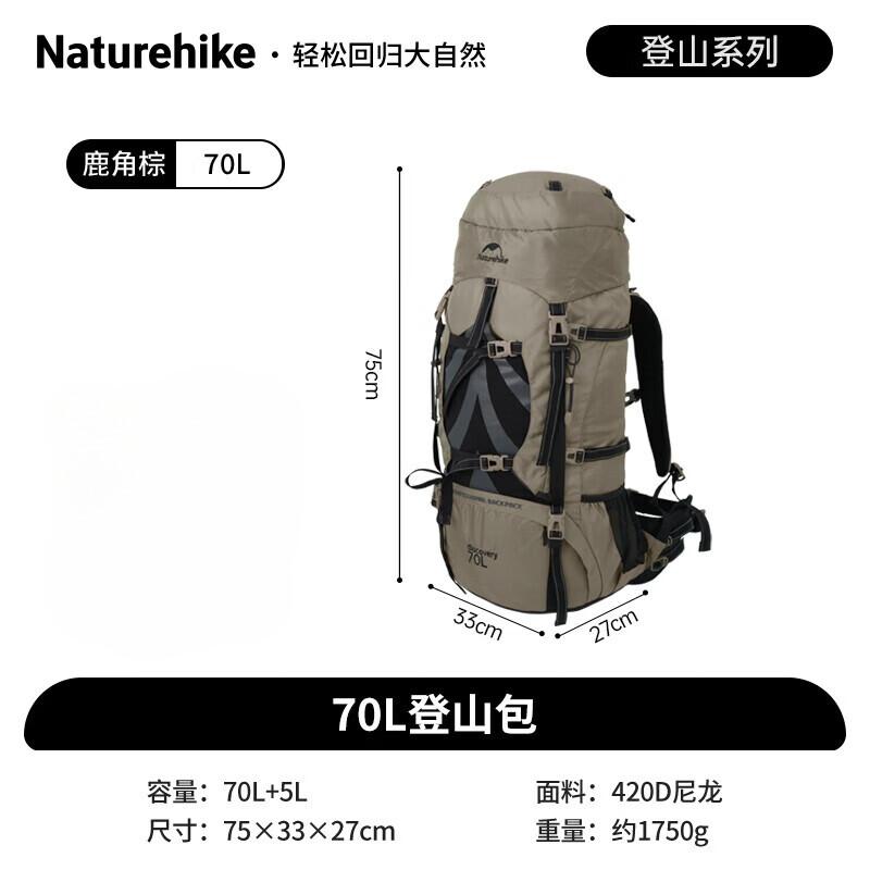 Naturehike 70L Hiking Backpack