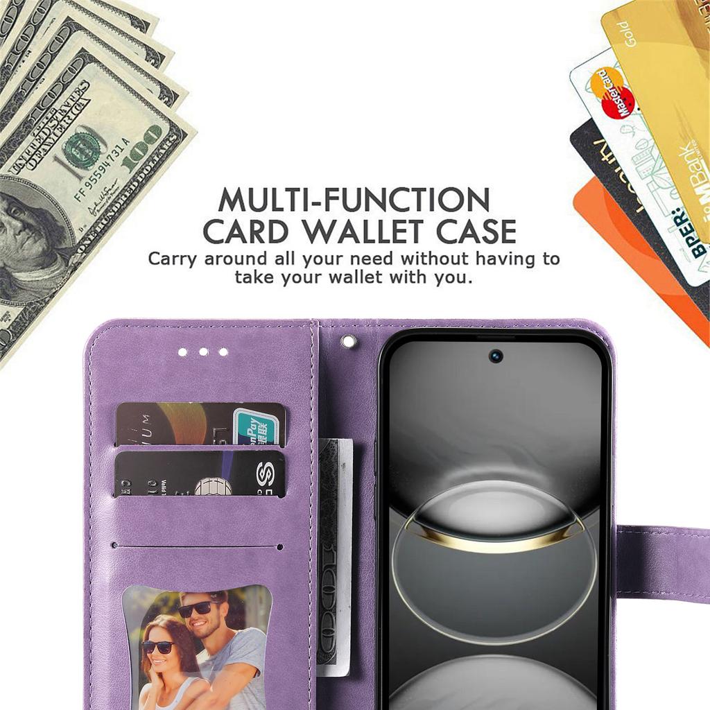 For TECNO Spark 30 Pro 4G Case Floral Pattern PU Leather Wallet Stand Phone Cover