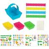 Easter Basket Kit with 8pcs Baskets and Stickers for Handmade Projects, Crafting, and Festival Gift Packaging Toys
