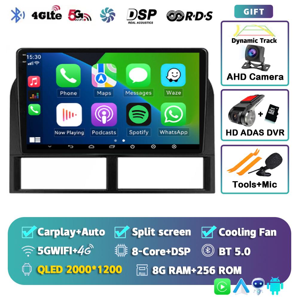 Android 14 Carplay For Jeep Grand Cherokee II WJ 1998-2004 Car Radio Navigation GPS Video Multimedia Player Autoradio Wifi+4G BT