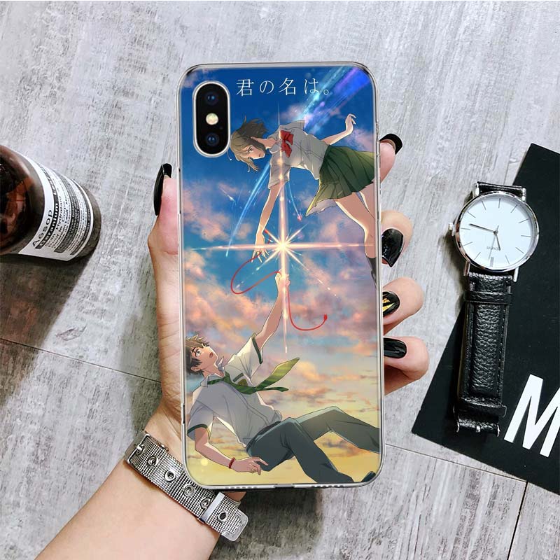 Kimi No Nawa Animation Anime Phone Case For iPhone 17 Air 16 15 Plus 11 14 Pro Max 13 Mini 12 7 8 + SE Pattern Art Customized Co