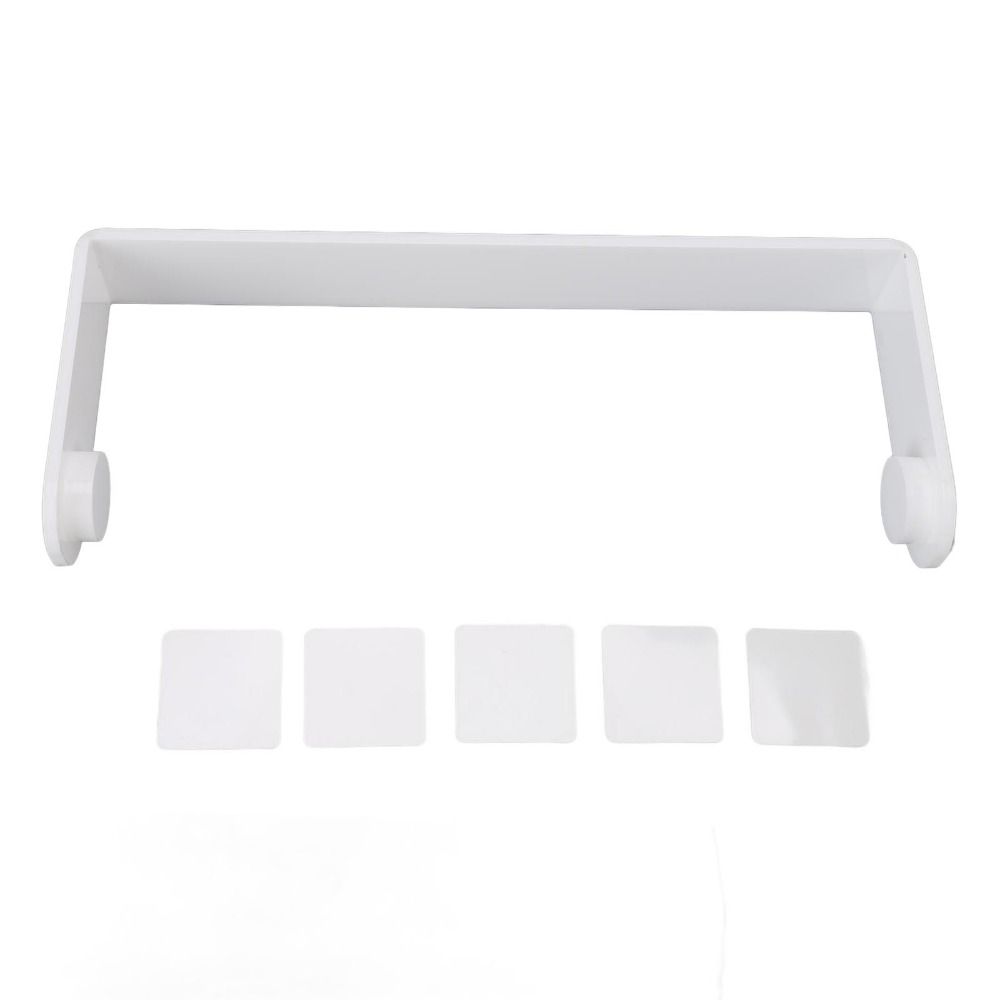Acrylic Paper Towel Holder Self Adhesive Paper Towel Rack Kitchen Bathroom Laundry Room