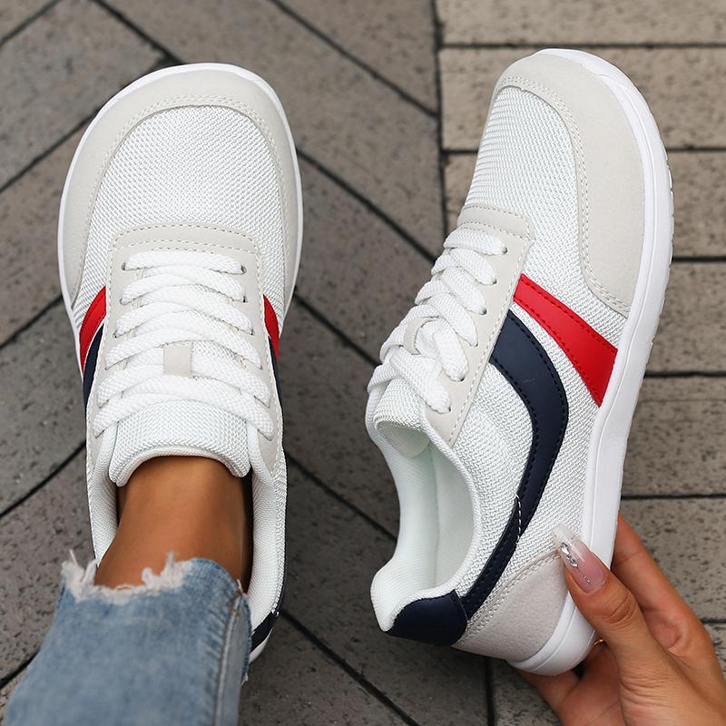 New Wide Toe Women Shoes Casual Versatile Soft Sole Wide Last Shoes Walking Sneakers Breathable Mesh Comfortable Barefoot Shoes