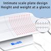 for Smart Baby Scale Infant Digital Scale Pound Ounces Kilogram Weighing Mode Height Chart Sensitive Sensor Scale for Ki