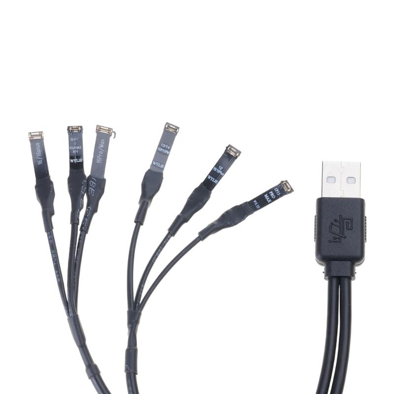 USB Power Boot Cable 3A 6 Port FPC Power Supply Test Cable Test Boot Line Motherboard Repair for 15 14 13 12