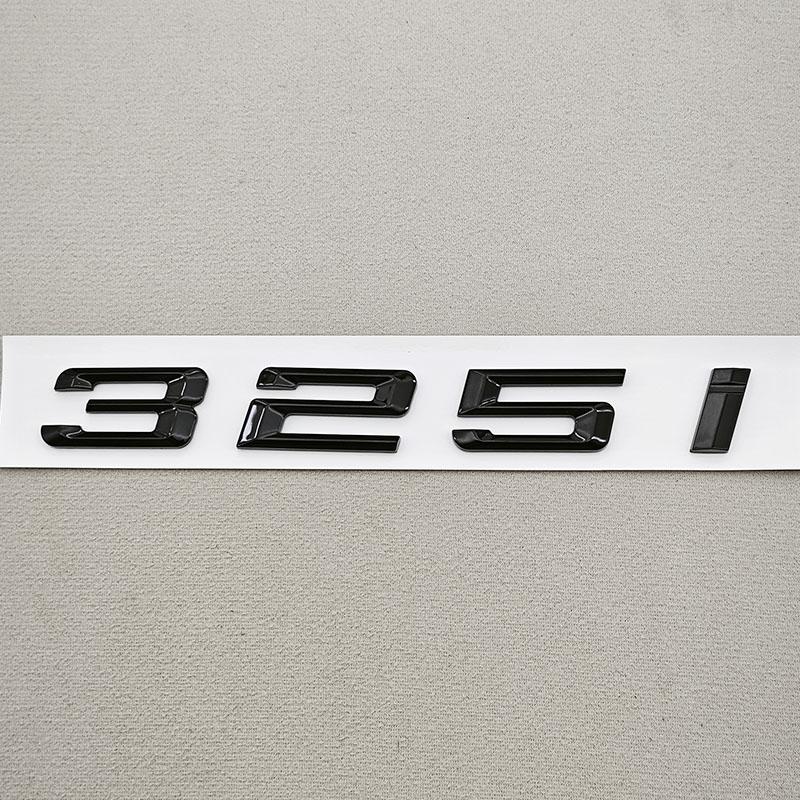 3D ABS Černé Logo Písmen Značka na Kufr 320i 325i 330i Nálepka Znak pro BMW Řady 3 320i 325i 330i 318i Označení Zadní Části