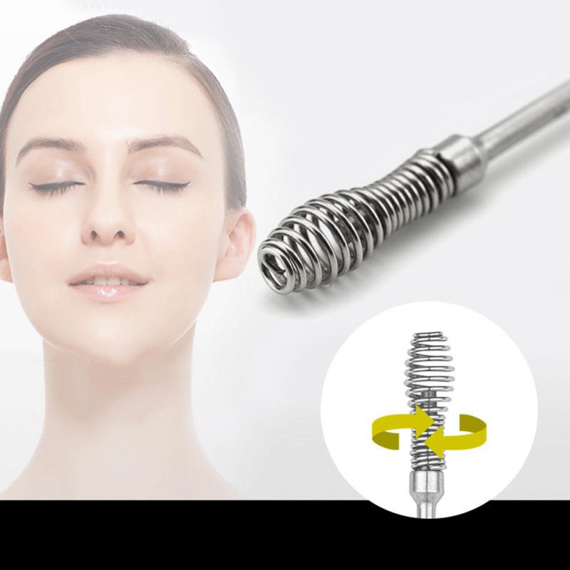 7-teiliges Edelstahl-Ohrenschmalz-Entferner-Ohrpick-Ohrreiniger-Set mit Aufbewahrungsbox