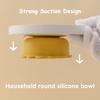Color Kids Silicone Sucker Bowl Feeding Tableware Infant Training Learning To Eat Bowl Baby Supplementary Food Bowls Baby Stuff