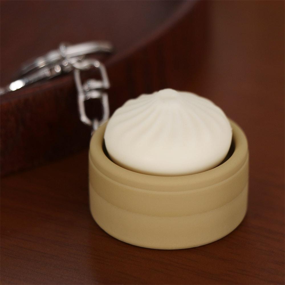 Cute Button Clicker Keyring Mini Sensory Clicker Toys Stress Relief Keychain Kids Toy