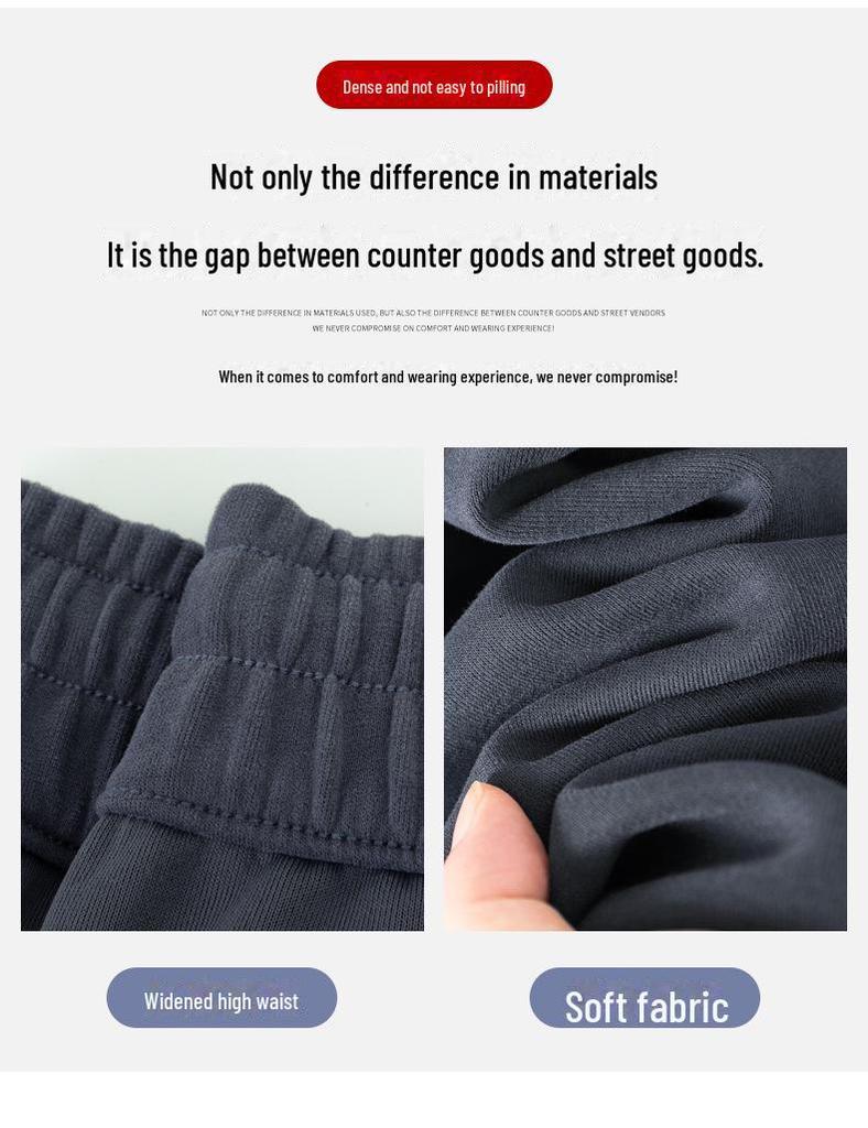 Navy Blue High-Waisted Wide-Leg Sports Pants for Women - Slimming Casual Sweatpants, Spring/Autumn 2024