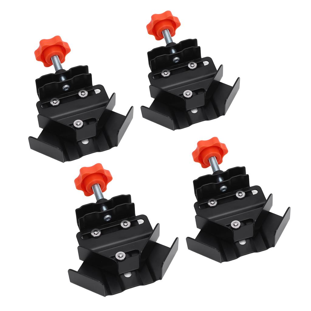 4PCS Corner Clamp Thickened Open Type 90 Degree Right Angle Adjustable Swing Jaw Clamp for