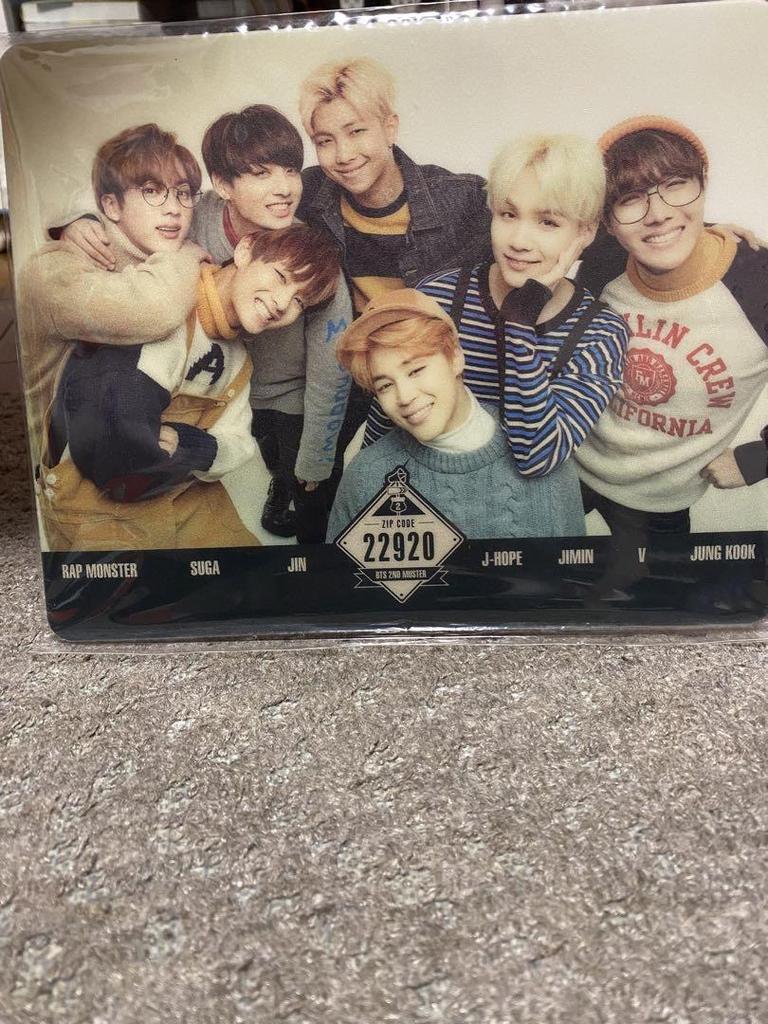 [USED] Official 2016 BTS Mouse Pad "BTS 2ND MUSTER" Merchandise