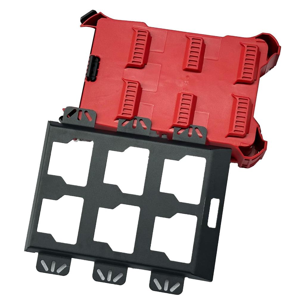 Upgrade Integral Mounting Plate for Packouts High-Strength Half Width Plate Power Tool Storage Mounting Plate