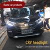 Laser Headlight Assembly: Upgraded Bi-Beam Bi-Lens DRL for 15-17 CRV