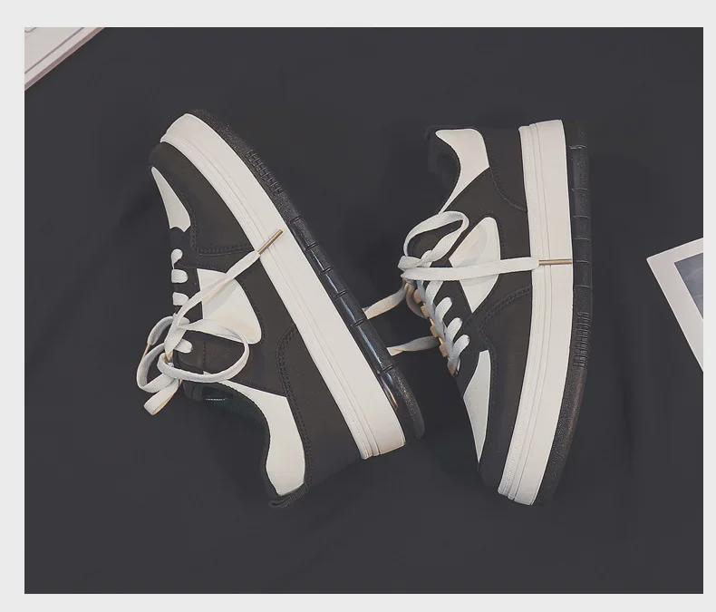 Women's Thick-Soled White Sneakers: All-Match Student Style, New Spring Casuals, High-Value Y01