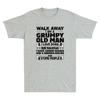 Walk Away I’m a Grumpy Old Man Who Loves Dogs Vintage Men’s T-Shirt