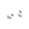 Boucles D'oreilles En Argent 925 Luxenter Avec Zircon Cubique Brillant Plaqué Finition En Rhodié - Kuenia