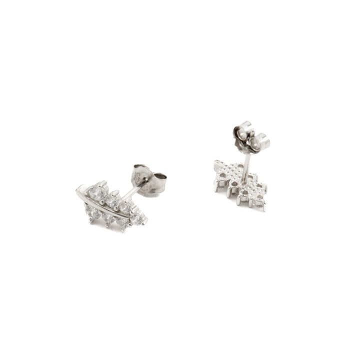 Boucles d'oreilles - LUXENTER - Kuenia - Argent 925 - Zircon Cubique - Plaqué Rhodium