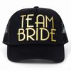 Najpopularniejszy zespół Bride Czapka baseballowa Czapka z siateczki BRIDE Złoty nadruk Kobieta Impreza Święta Gotowa do ślubu Czapki ślubne Snapback