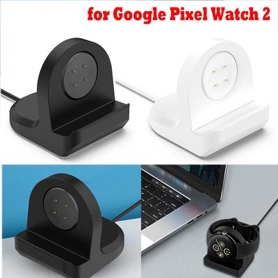 Nabíjecí stojánek pro Google Pixel Watch 2 Silikonový nabíjecí dok Stolní držák kabelu Silikonový pro Google Pixel Watch 2