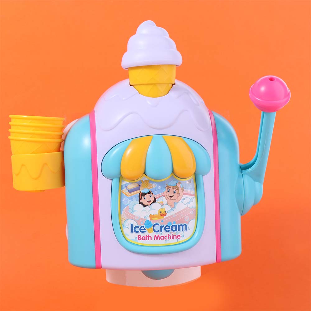 Simulation Ice Cream Bubble Maker Delicate Kid Toys Bath  Outdoor Bathtub Shower
