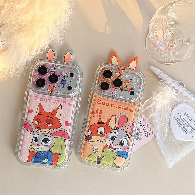 Judy Nik Anti-Fall iPhone 14/13 Pro Max Case with Skin-Covered Ears, Compatible with Apple 17/16/15 Models.