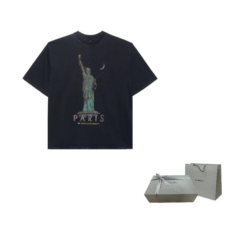 Balenciaga Paris Liberty T-Shirt Medium Fit 764235TQVR91083