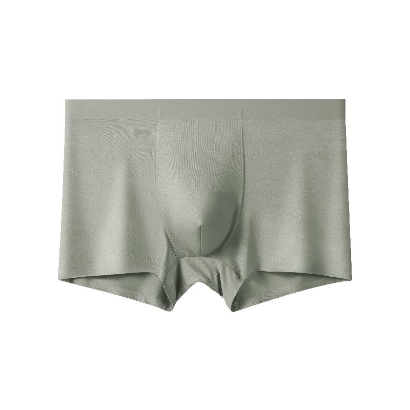 

Мужское бесшовное нижнее белье антибактериальное и дышащее нижнее белье со средней талией с плоским углом 4XL