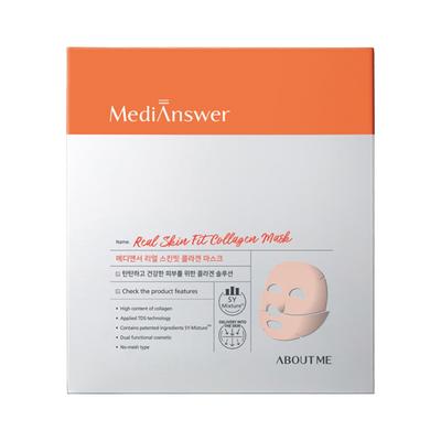 Real Skin Fit Collagen Mask, 4 Packungen, 1 Packung