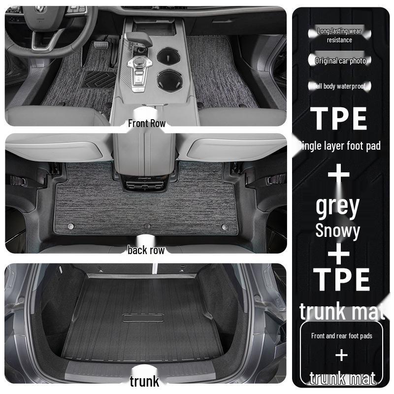 Changan Uni-K 21-24 Dywaniki podłogowe TPE - Pełne pokrycie, Dopasowane na miarę
