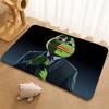 Sad Frog PEPE Floor Mat Floor Mat Soft Flannel Non-Slip Door  Rug for Living Room