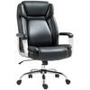 Ergonomic Office Chair, Heavy Duty Faux Leather Desk Chair with Tilt Function, Adjustable Height, 227kg 500LBS Swivel Computer Chair for Home Study