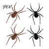 Metal Surface Decorative Spiders 2/4/8Pcs 3D Spider Refrigerator Magnet, Lifelike Magnet for Realistic Props Surfaces, Creepy Magnetic Decor Halloween
