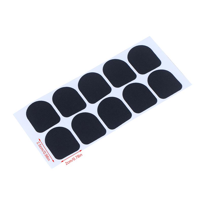 10 Pcs Sweat-Proof & Breathable Screen Contact Stickers For Gloves Mobile Game Finger Stickers Full Touch Screen Finger Sticker