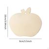 30 Pieces Unfinished Wooden Ornaments Wood Cutouts DIY Crafts with Ropes Blank for