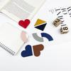 Customizable Heart-Shaped Leather Bookmarks: Variety of Styles and Colors Available