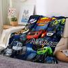 Coperta Ponderata Personalizzabile Blaze e le Macchine Mostruose1 – Nome Personalizzato, Coperta Accogliente per Tutte le Stagioni, Lavabile in Lavatrice, Coperta Personalizzata